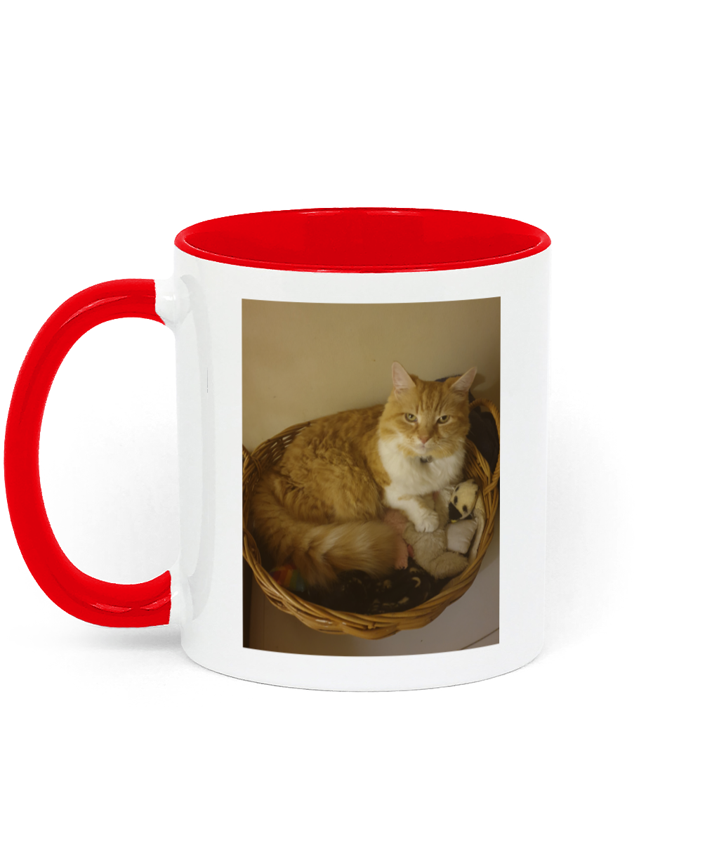 Personalised Two Tone Mug - Red